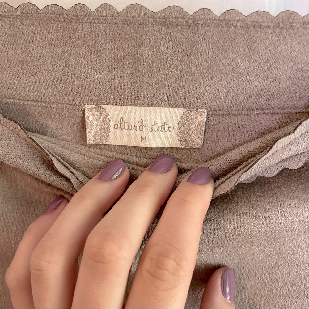 Altar’d State Suede Mini Skirt - Picture 5 of 5